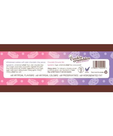 Ultimate Chocolate Baking Kit - Chewy Cookie & Wholesome Brownie with Wooden Spoon | Ideal Gift for Chocolate Lovers - 358g - Buy Online on GoSupps.com