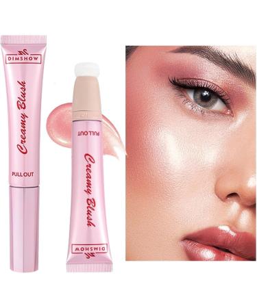 Contouring Blushes Stick | Blushes Makeup Liquid | Face Highlighter Stick Pearlescent Cheek Blushes With Sponge Head For Exquisite Makeup Riastvy #11 - Buy Online on GoSupps.com