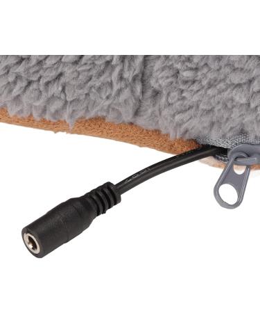 Buy Heated Foot Warmers - Soft Plush Electrical Heating Booties & Slippers for Men & Women - Perfect Gifts in Gray - Buy Online on GoSupps.com