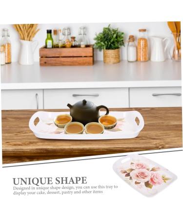 Alipis Serving Home European Household Accessory Supply Multi-Function Dessert Convenient Coffee Tea Style 45.7X31.4X2.8CM Pink - Buy Online on GoSupps.com