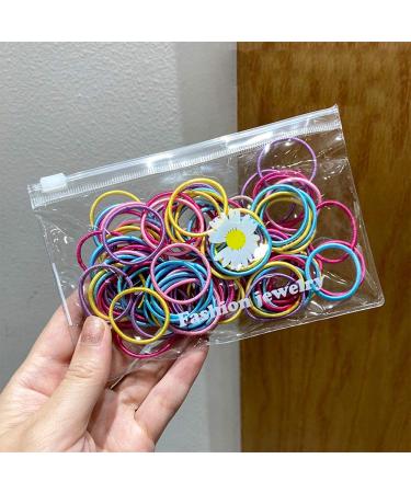300PCS Multicolor Baby Toddler Hair Ties | Elastic Hair Bands for Kids | No Crease Ponytail Holders | Gentle on Hair | Mixed Color Set - Buy Online on GoSupps.com