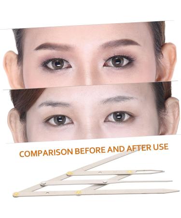 TOVINANNA Eyebrow Tools 5 pcs makeup set eyebrow sissor kit eyebrow shaping kit kits Makeup Tools Golden Ratio Stencil 25x5x0.6cmx5pcs Silverx5pcs - Buy Online on GoSupps.com
