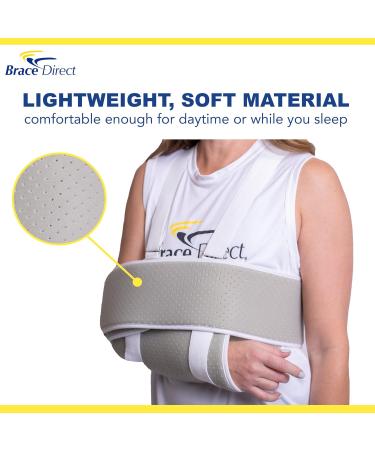 Arm Sling & Swathe Shoulder Immobilizer - Sleep-Friendly Support for Broken Bones Rotator Cuff Dislocation & Post Surgery | International Shipping Available - Buy Online on GoSupps.com