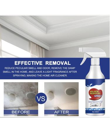 Mildew Cleaner Foam Mould Spray 2pcs 60ml Jue Fish Mildew Removal Spray Mould Cleaner Remover Spray Mould Remover Foam Spray Suitable For Tiles Kitchens Bathrooms - Buy Online on GoSupps.com