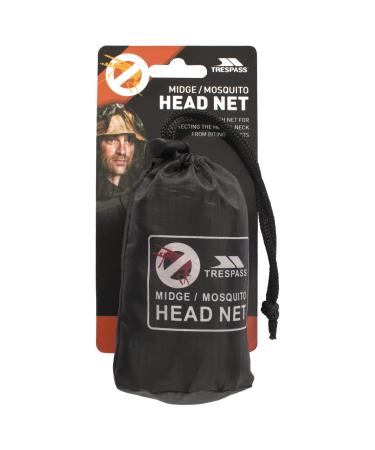 Trespass Midge Head Net Black ONE SIZE Ultra Fine Mosquito Head Net One Size Black Black Einheitsgr ße - Buy Online on GoSupps.com