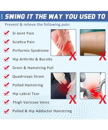 Beister Adjustable Hip Groin Stabilizer & Brace for Sciatica Pain Relief - Thigh Compression Support Sleeve for Hip Joint & Muscle Recovery - Buy Online on GoSupps.com