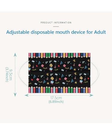 Kids Disposable Face_Mask Children Outdoor Back To School Supplies 3-Ply Breathable Auti-Dust Mouth Nose Protective Covers D-100pcs Kids - Buy Online on GoSupps.com