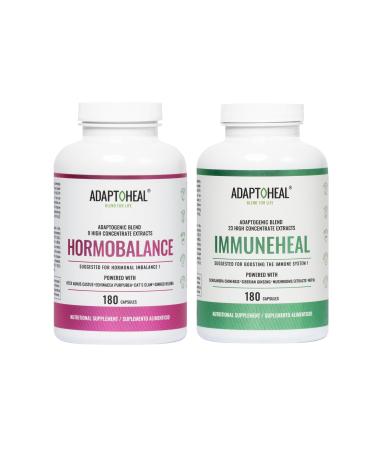 ADAPTOHEAL Hormobalance + Immuneheal Adaptogen Blend (180 Capsules ea.)