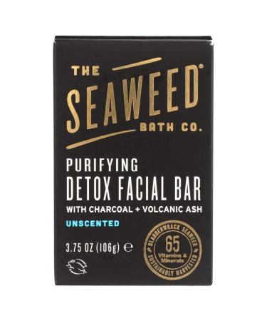 The Seaweed Bath Co. Purifying Detox Facial Bar (Unscented) Pack 2