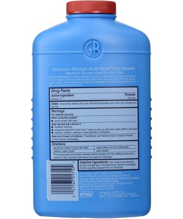 Gold Bond Medicated Foot Powder - 10 Oz | Soothes and Relieves Foot Odor and Discomfort - Buy Online on GoSupps.com