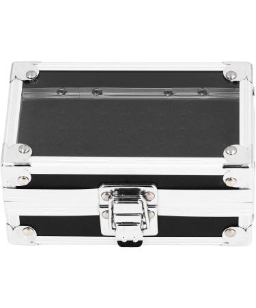 Nail Drill Holder Dustproof Nail Drill Container with Multiple Holes Lockable Design for Salon Technicians (Black) - Buy Online on GoSupps.com