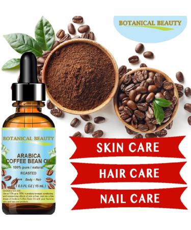 Botanical Beauty ARABICA COFFEE BEAN OIL Brazilian 100% Pure Roasted Premium Quality for Face Skin Hair Lip Nails. Anti - Aging Face Oil 0.33 Fl Oz - 10 ml - Buy Online on GoSupps.com