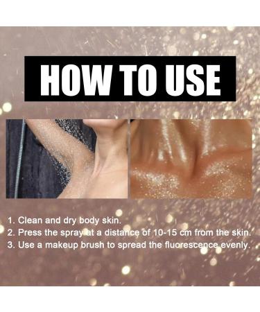  Pemarlis Shimmer Body Oil Body Illuminator Face Illuminator Body Illuminator Glitter Liquid Oil Body Cream with Glitter Moisturizing and Shine - Buy Online on GoSupps.com