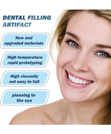 Rianpesn Tooth Repair Set for Missing & Broken Teeth | Temporary Dental Repair Kit for Gaps & Prosthetic Care - Buy Online on GoSupps.com