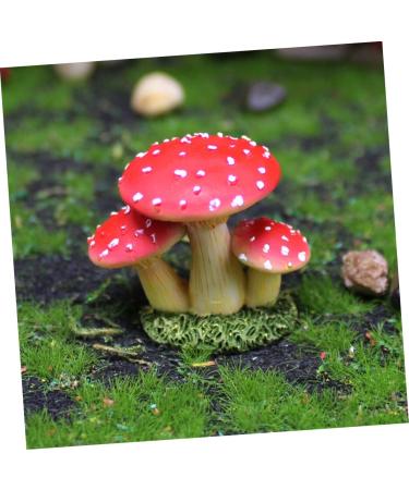 Toddmomy Mushroom Decor 6pcs Simulated Mushroom Flower Pots Plant Mushroom Statue Decor Mushroom Figure Mini Crafts - Buy Online on GoSupps.com