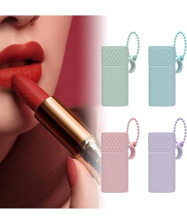 Chrox Silicone Lipstick Holder - Durable & Portable Lipstick Organizer | 4-Compartment Protective Storage Bag for Lip Gloss & Perfume - Buy Online on GoSupps.com