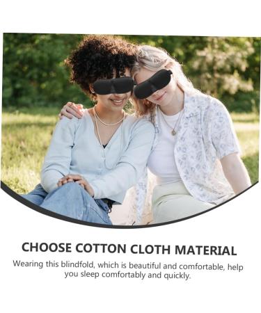 FRCOLOR 5pcs 3D Stereo Goggles - Kid's Adjustable Silk Sleep Masks | Comfortable Eye Blinder for Travel & Bedtime - Buy Online on GoSupps.com