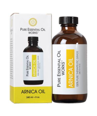 Pure Essential Oil Works Arnica Oil, 100% Pure Therapeutic Grade, Natural, Paraben-Free, 8 Ounces