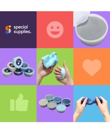 Special Supplies Therapy Putty for Kids & Adults - 6-Color Resistive Hand Exercise Kit for Stress Relief | 3 oz Each - Ocean Colors - Buy Online on GoSupps.com