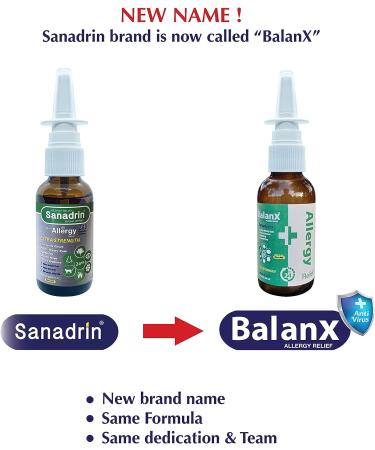 BalanX Extra Strength 24hr Allergy Medicine - Sinus Pressure Relief, Virus Shield - Made in USA - Buy Online on GoSupps.com