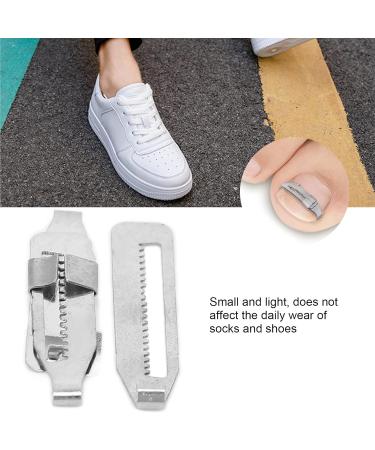 Stainless Steel Ingrown Toenail Corrector - Paronychie Tool Set (2 Pieces) | Pedicure Solutions for Nail Correction - Buy Online on GoSupps.com