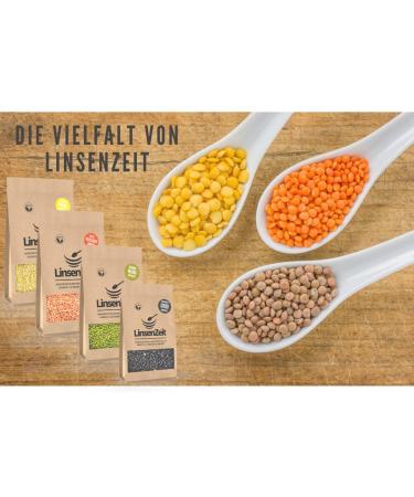LinsenZeit Red Masoor Lentils 600g - Vegan Protein Source | Premium Quality Red Lentils | No Additives - Buy Online on GoSupps.com