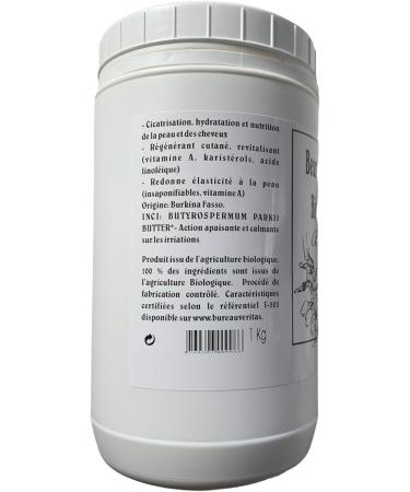 Organic Shea Butter 1 kg Jar - Buy Online on GoSupps.com