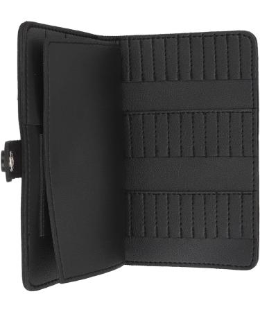 Nail Drill Organizer Bag Zipper Multifunctional Portable 37 Compartments Nail Drill Storage Container Steel Slider Bag (Black) - Buy Online on GoSupps.com