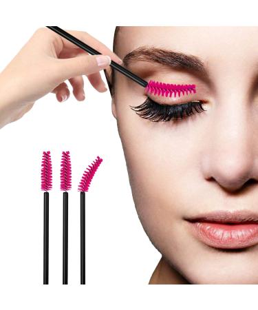 100PCS Disposable Eyelash Mascara Brushes - Rose | Eye Lashes Extension & Makeup - Buy Online on GoSupps.com