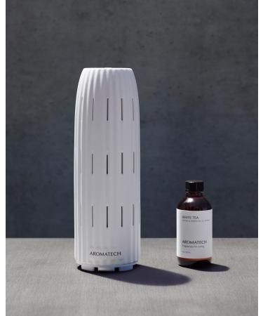 AromaTech White Tea Aroma Essential Oil Blend: Luxury Hotel Inspired Aromatherapy with White Tea Orange & Palo Santo for Ultrasonic Diffusers & Nebulizers - 16 fl oz 500 mL White Tea 16.9 Fl Oz (Pack of 1) - Buy Online on GoSupps.com