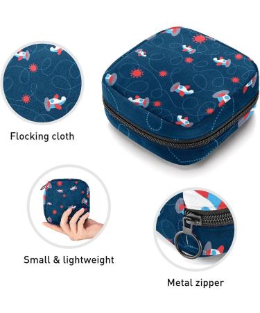 Shop Women's Portable Period Kit Bag - Bonds Storage Bags & Halter Flugplane Design - Perfect for Girls - Buy Online on GoSupps.com