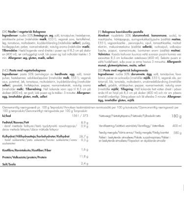 TREK'N EAT Vegetarian Bolognese Pasta - Vegetarian dish - Buy Online on GoSupps.com