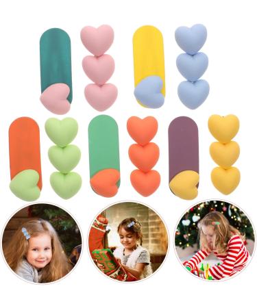 minkissy 5 Pairs Love Color Matching Hair Clip Hairpin Snap Clips for Hair Toddler Hair Accessories Hair Clips for Toddlers Cute Hair Clips Hair Pin Girl Issue Card Child Material: Plastic - Buy Online on GoSupps.com