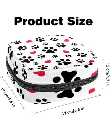 Womens Binding-Up Bags | Dog Paw Red Hearts Pattern | Tampon Storage & Menstrual Betting Bags - Zezenb cken - Buy Online on GoSupps.com