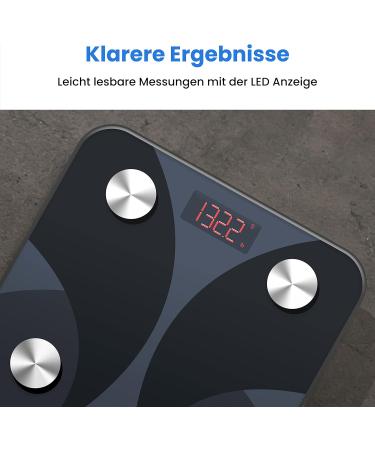 Etekcity Ultra-Slim Smart Body Fat Scale - 12 Body Metrics iOS & Android Compatible 180 kg/400 lb Capacity - Accurate BMI Muscle Mass & More - Buy Online on GoSupps.com