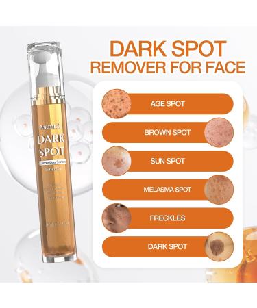 Dark Spot Remover For Face Skin Care Serum Dark Spot Corrector For Face Age Spot Remover with Massage Roller (0.67 Fl Oz) Unscented - Buy Online on GoSupps.com