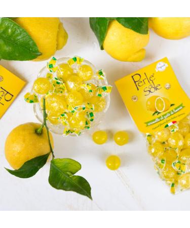 Perle di Sole Lemon Drops with Amalfi Coast Lemon Essential Oils (7.05 oz / 200 g) - Single Pack - Buy Online on GoSupps.com