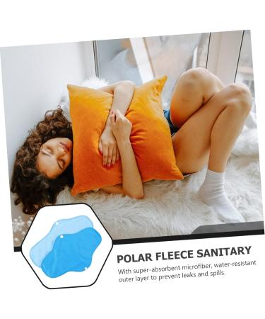 CLISPEED Women's Suit Set: 6Pcs Polar Fleece Washable Sanitary Napkins & Bag - Eco-Friendly & Convenient - Buy Online on GoSupps.com