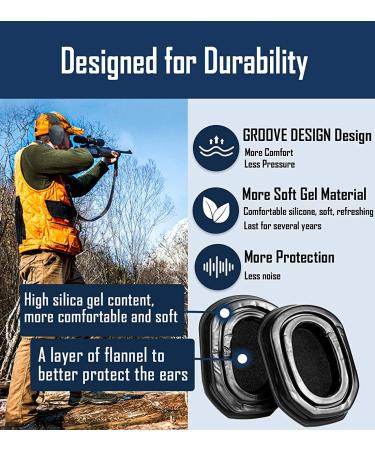 ProHear GEP03 Upgraded Gel Ear Pads for Walker's Razor Earmuffs - Comfortable Replacement Ear Cups - Buy Online on GoSupps.com
