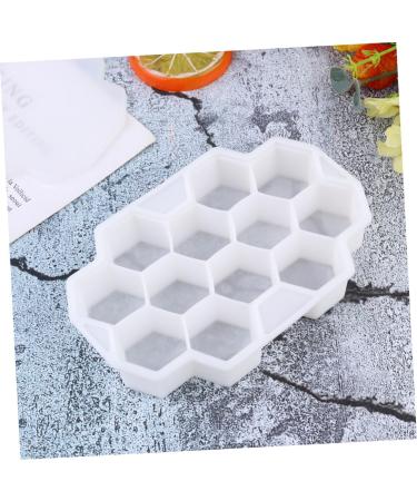 Zerodeko 2pcs 12 Silicone Molds Silicone Ice Cube Trays with Lid Cat Mug 12 Grids Ice Mold Ice Cubes Ice Box 13X9 CM White - Buy Online on GoSupps.com