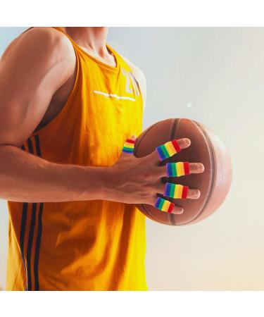 Decproch Finger Protection Bandages - 10 PC Elastic Finger Bandage for Injury & Arthritis Relief | Ideal for Sports - Unisex Colorful Design - Buy Online on GoSupps.com