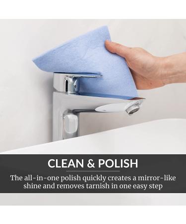 Hopes Premium Metal Care Brass Polish & Cleaner - 8 oz - Prevents Tarnish, Safe for Brass, Copper, Chrome & Sterling Silver - Buy Online on GoSupps.com