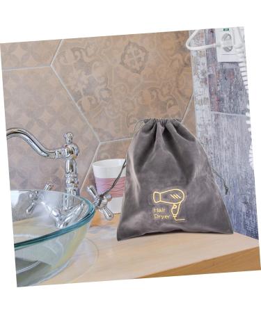 PLAFOPE 4 Pcs Hair Dryer Bag Hair Dryer Storage Bags Travel Toiletry Bags Hair Travel Bag Flannel - Buy Online on GoSupps.com