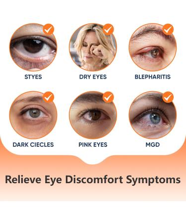 Heated Eye Mask for Dry Eyes - Cordless Warm Compress 3 Temp Settings Washable 1000mAh - Perfect Gift for Friends (Grey - Buy Online on GoSupps.com