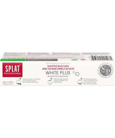 Splat White Plus Professional Toothpaste: Safe Whitening & Enamel Protection - Buy Online on GoSupps.com