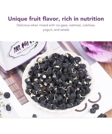 Black Wolfberry Tea Dried Black Wolfberry Canned Dried Black Wolfberry Goddess Health Preserving Tea 130g for Home School Office - Buy Online on GoSupps.com