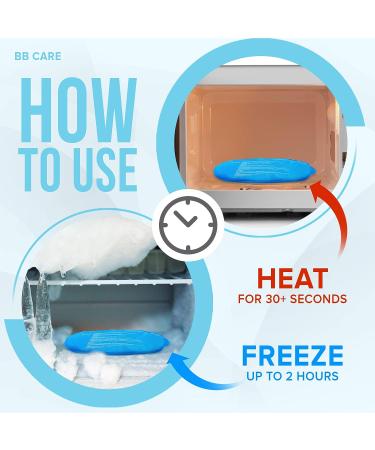 BB CARE Cold Therapy Socks - Reusable Cooling Ice Socks for Hot Feet and Foot Pain Relief - Blue Medium 9.8 Inch - Buy Online on GoSupps.com