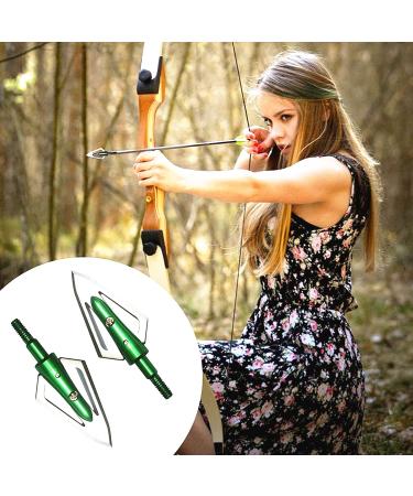 NC Hunting Arrowhead Cutting Blade - Green Archery Broadhead for Traditional & Compound Bows - Buy Online on GoSupps.com