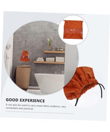 Beavorty 4pcs Hair Dryer Storage Bag Drawstring Storage Pouch Hair Dryer Case Travel Hair Dryer Coffee Pvc - Buy Online on GoSupps.com