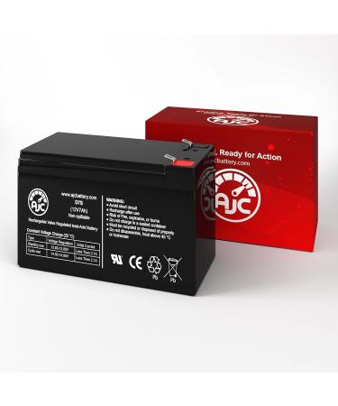 AJC Battery Compatible with Zeus PC7-12 | 12V 7Ah Sealed Lead Acid Battery - Fast International Shipping - Buy Online on GoSupps.com